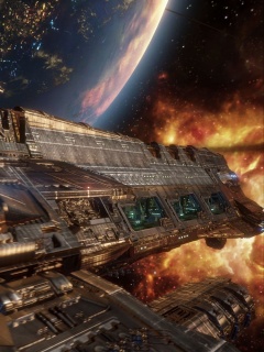 Космический корабль обои