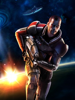 Шепард из вселенной Mass Effect обои