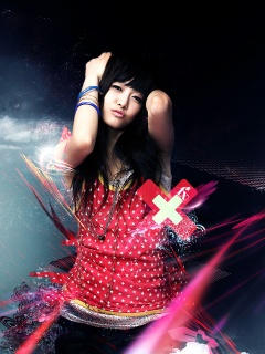 Гламурная китаянка обои