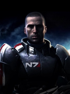Шепард из Mass Effect обои