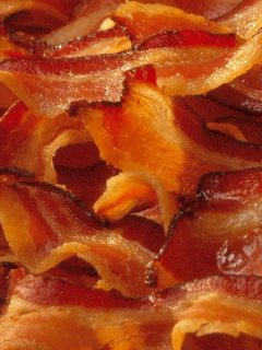 Вкусный жаренный бекончик обои