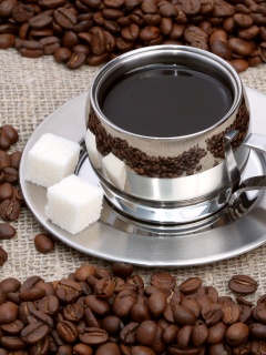 Кофе с сахаром обои