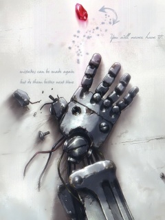 Автопротез из анимэ Стальной Алхимик обои