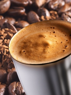 Кружка заварного кофе обои