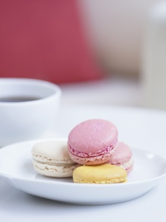 Кофе с пирожным обои