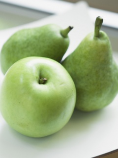 Яблоко и груши обои