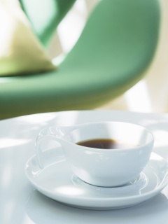 Чашка утреннего кофе обои
