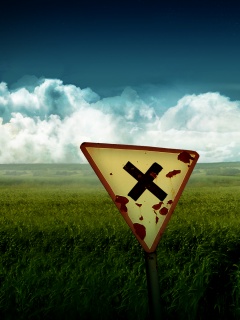 Знак с крестом обои