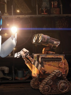 WALL-E и Ева обои