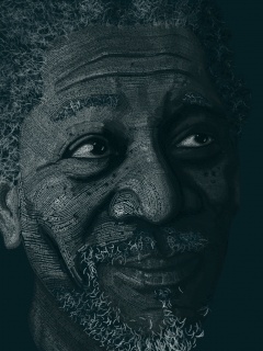 Морган Фриман — текстовый портрет обои