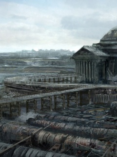 Водоочиститель в мемориале Джеферсона из Fallout 3 обои