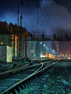 Железнодорожная станция обои