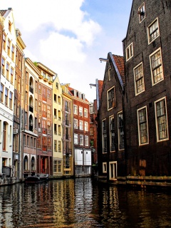 Венецианские каналы в Амстердаме обои