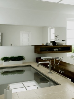 Ванная комната обои