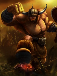 Гигант с топором обои