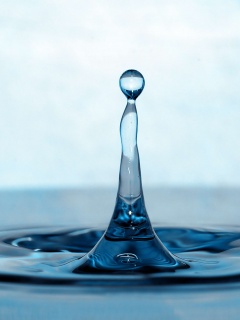 Падение капли обои