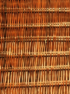 Плетёный забор обои