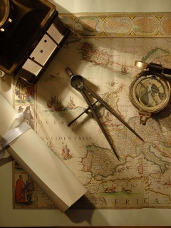 Карта путешественника обои