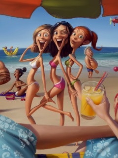 На пляжу ляжу) обои