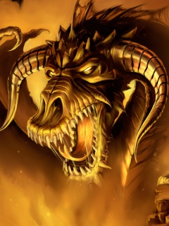 Рыцарь против дракона обои