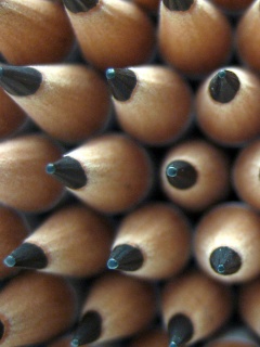 Чёрные карандаши обои