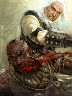 Геральт против Азара обои