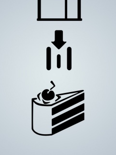 Тортик из Portal обои