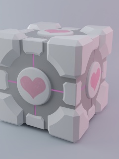 Взвешенный куб-компаньон обои