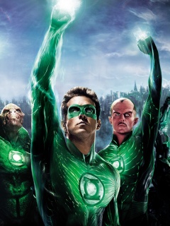 Зеленый фонарь обои