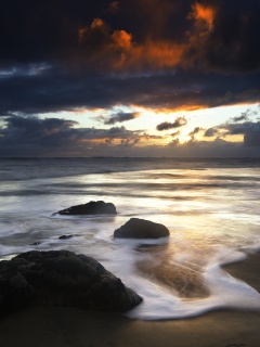 Тёмные берега обои