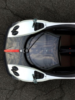 Пагани Зонда вид сверху обои