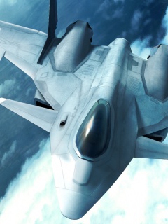 Нарисованный истребитель в полете обои