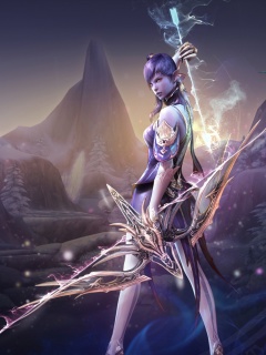 Эльфийка из Aion обои