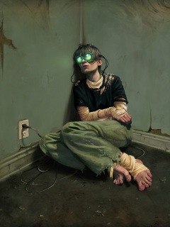 Потерянный в виртуальном мире обои