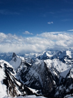 Горный пейзаж обои