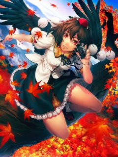 Девушка с фотоаппаратом обои