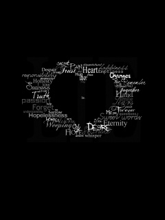 Слова о любви обои