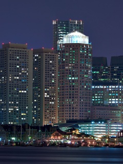 Панорама города обои