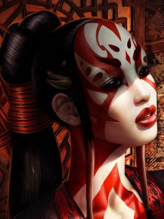 Девушка и богомол обои