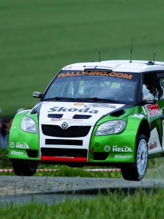 Раллиййная Шкода обои