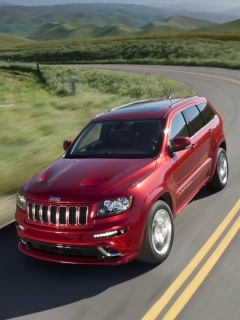 Jeep на дороге обои