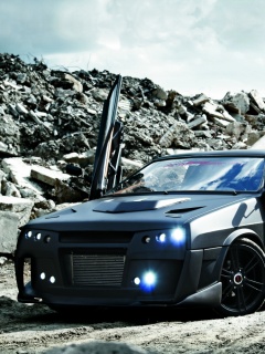 Тюнингованный ваз 21099 обои