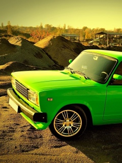 Кислотные жигули обои