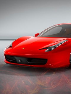 Огненный феррари обои