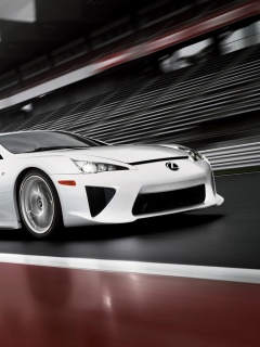Lexus LFA на тарссу обои