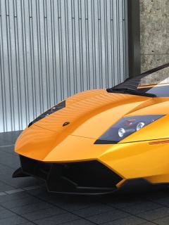 Жёлтый Ламборджини обои
