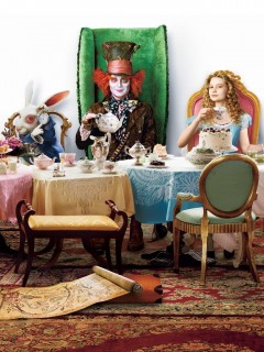 Чай в стране чудес обои