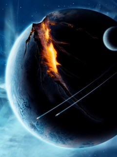 Эвакуация с гибнущей планеты обои