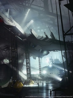 Сборка космического корабля обои