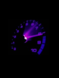 Стильный фиолетовый спидометр обои